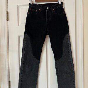 Levi's 501 chaps black